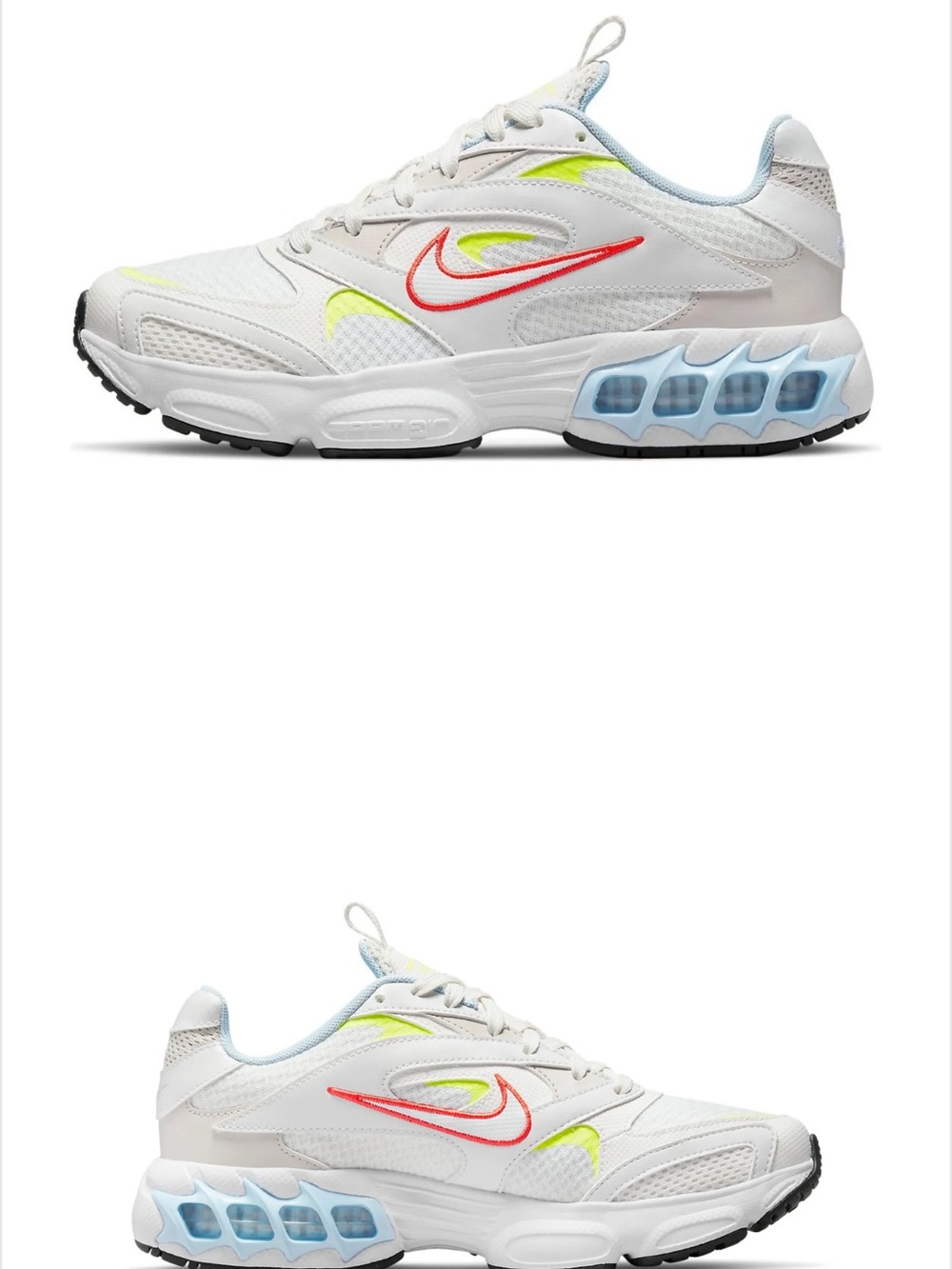 Nike zoom air fire bright white crimson